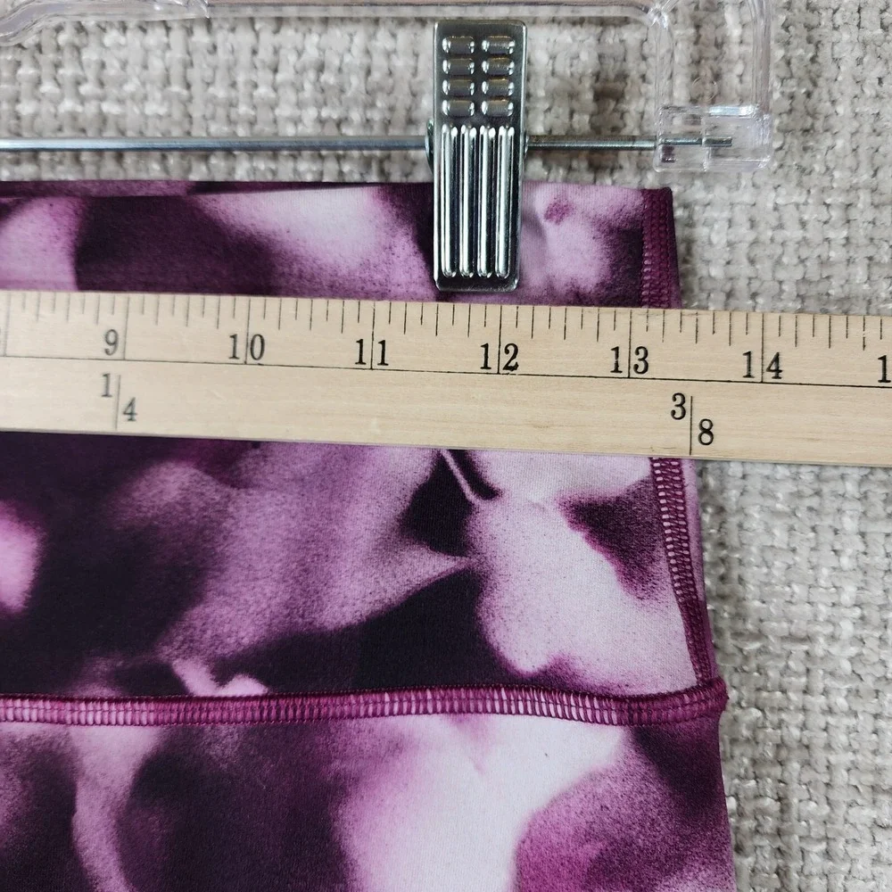 Lululemon Wunder Under Crop Hi-Rise Womens 8 Blush Blossom Alpine Candy Pink - Picture 3 of 11